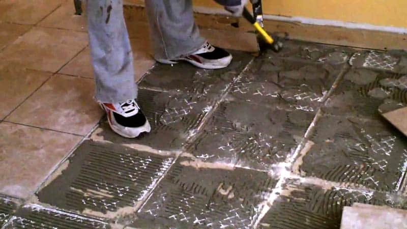 How to Remove Ceramic Tile Adhesive From Concrete Floor?